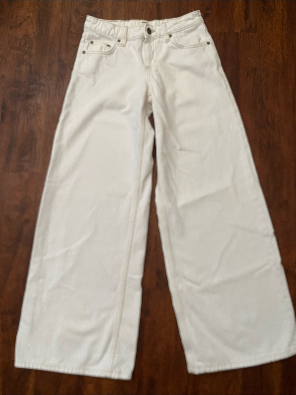 Cotton On White Low Rise Wide Leg Women’s Jeans
